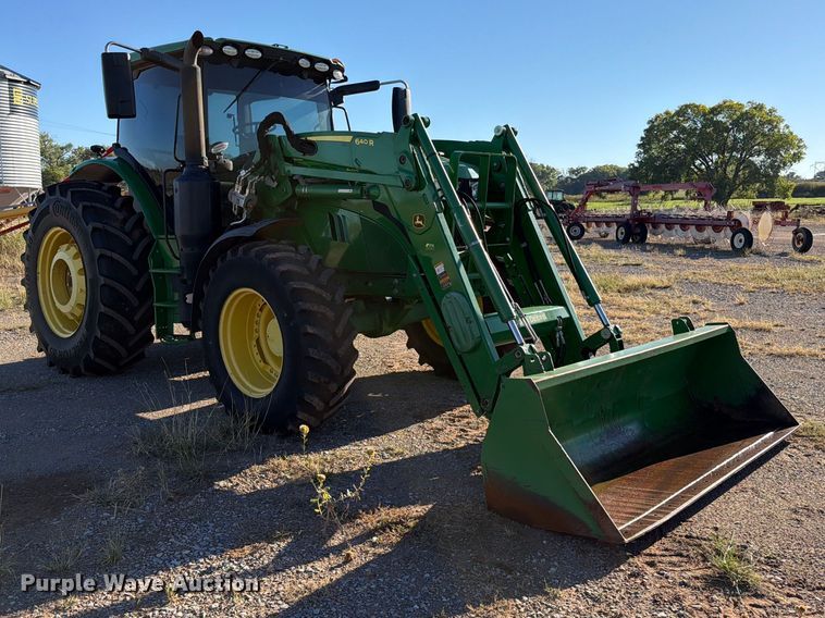image for item EW7546 2016 John Deere 6155R MFWD tractor