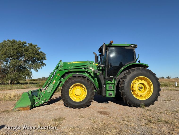 image for item EW7546 2016 John Deere 6155R MFWD tractor