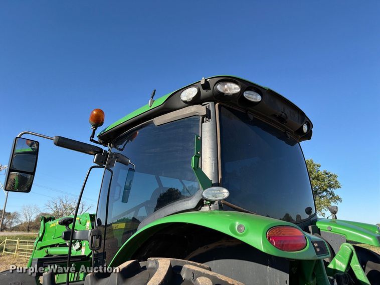 image for item EW7546 2016 John Deere 6155R MFWD tractor