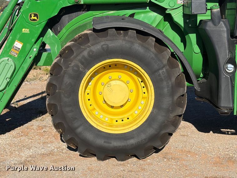 image for item EW7546 2016 John Deere 6155R MFWD tractor