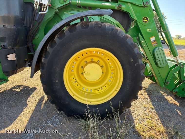 image for item EW7546 2016 John Deere 6155R MFWD tractor