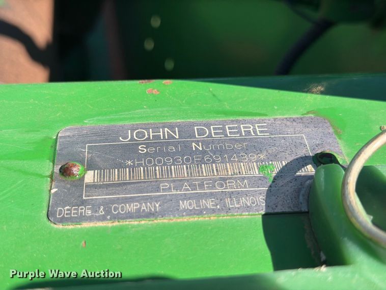 image for item EW7548 John Deere 930F flex head