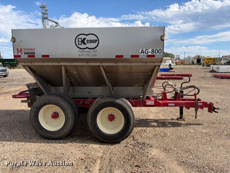 image for item EX1505 Heartland Ag Systems Ag-800 spreader