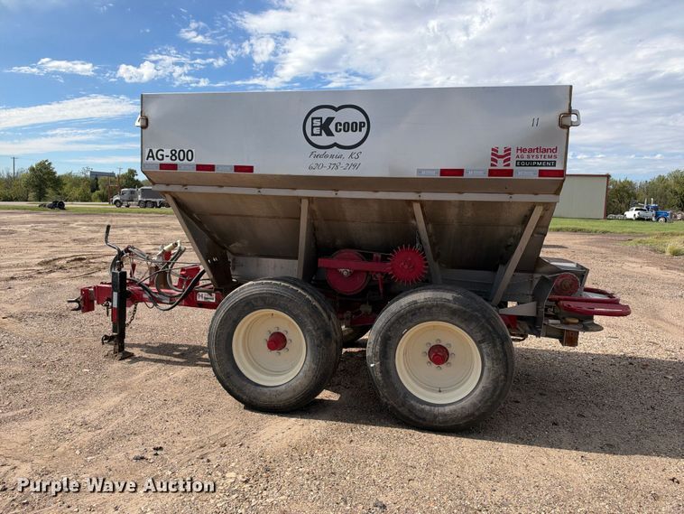 image for item EX1505 Heartland Ag Systems Ag-800 spreader