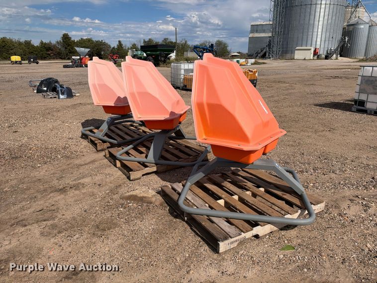 image for item EX1508 (3) B&W livestock mineral feeders