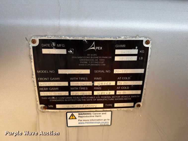 image for item FB5189 2021 Apex XA1200T-G2 hydroseeder