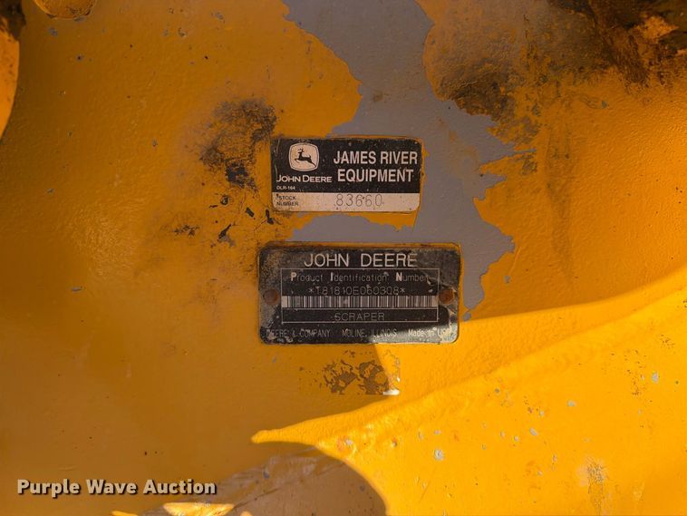 image for item FC3404 John Deere 1810E scraper