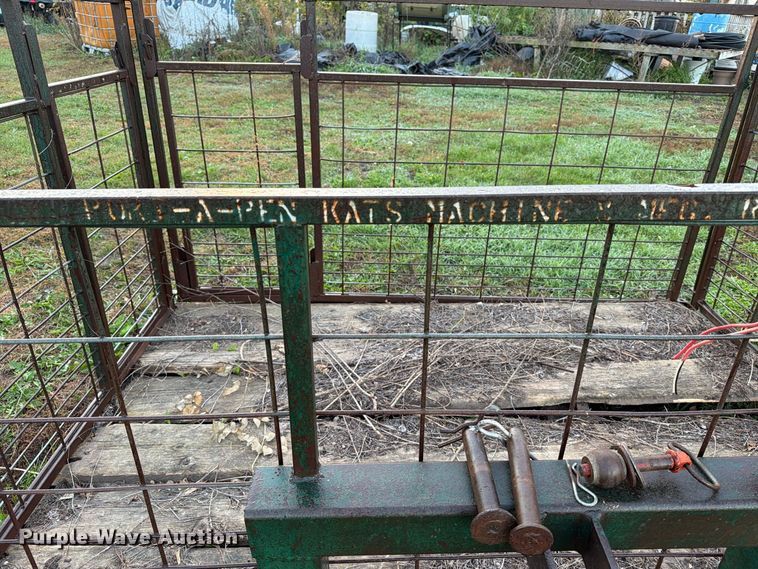 image for item FT6959 Kats Machine Mfg Port-A-Pen livestock pen