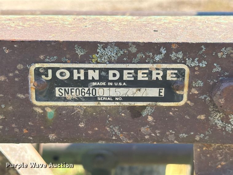 image for item FT6978 John Deere 640 hay rake