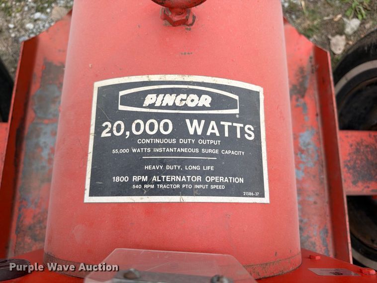 image for item FU0593 Pincor PTO-20-2 generator