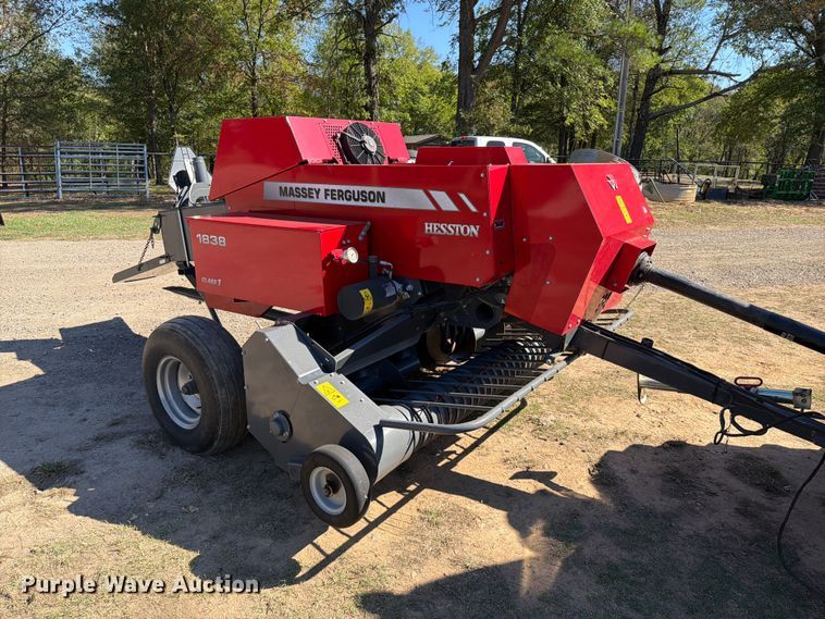 image for item FU1174 2020 Massey Ferguson 1838 small square baler