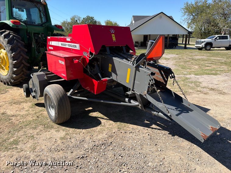image for item FU1174 2020 Massey Ferguson 1838 small square baler