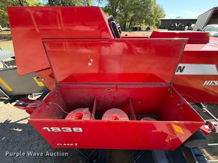 image for item FU1174 2020 Massey Ferguson 1838 small square baler