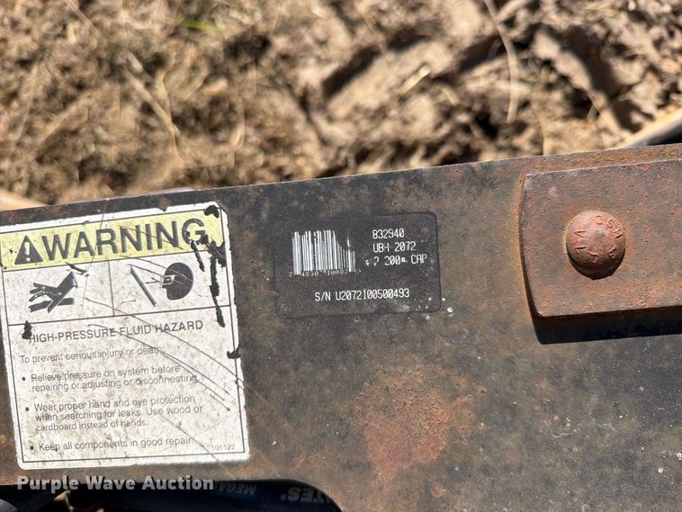 image for item FU1178 Worksaver UBH-2072 skid steer bale grabber