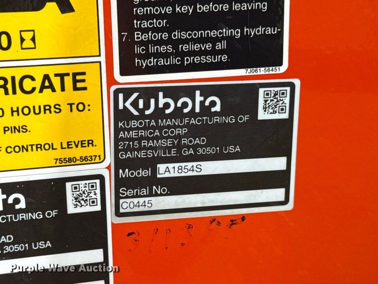image for item FV2013 2025 Kubota M5-111D MFWD tractor