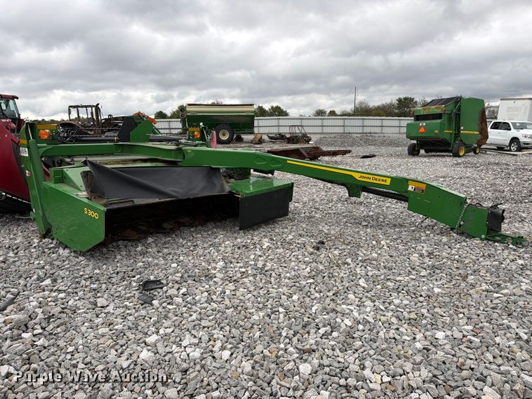 image for item YA5308 2023 John Deere S300 swather / windrower