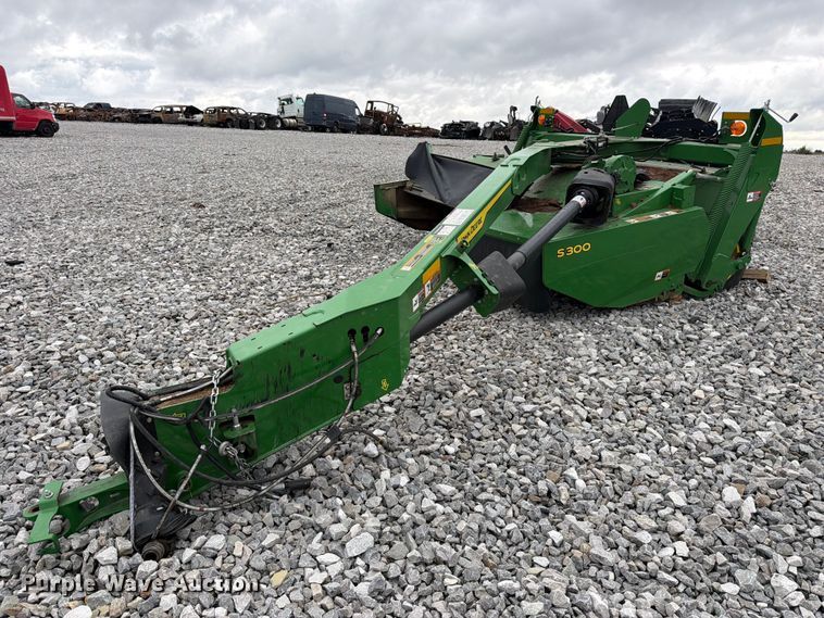 image for item YA5308 2023 John Deere S300 swather / windrower