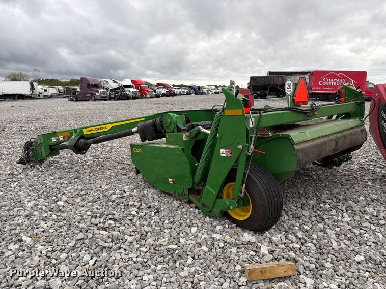 image for item YA5308 2023 John Deere S300 swather / windrower