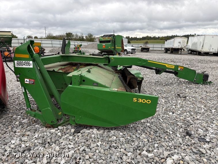 image for item YA5308 2023 John Deere S300 swather / windrower