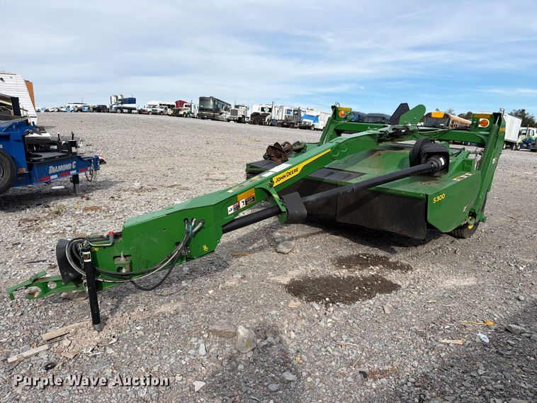 image for item YA5731 2024 John Deere S300 swather / windrower