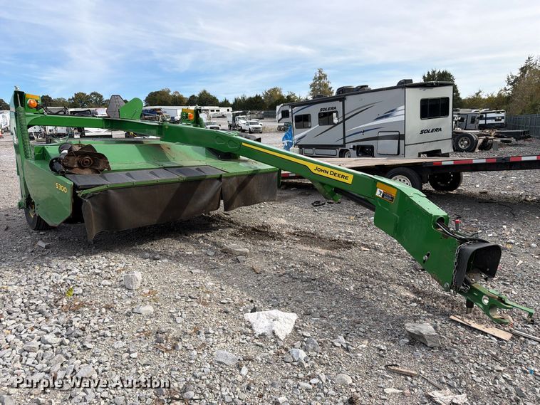 image for item YA5731 2024 John Deere S300 swather / windrower