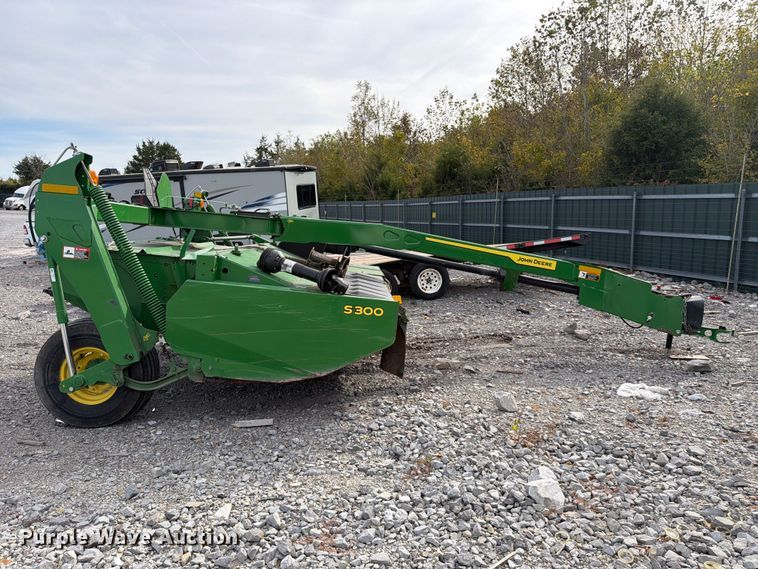 image for item YA5731 2024 John Deere S300 swather / windrower