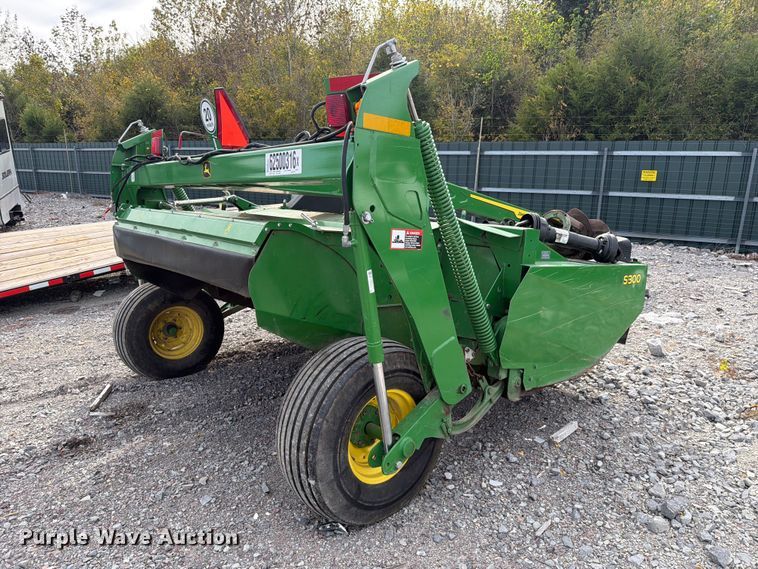 image for item YA5731 2024 John Deere S300 swather / windrower