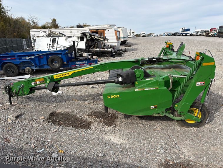 image for item YA5731 2024 John Deere S300 swather / windrower