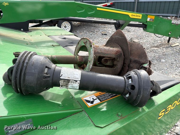 image for item YA5731 2024 John Deere S300 swather / windrower