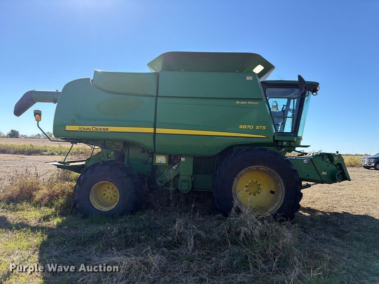 image for item YA5777 2009 John Deere 9870 STS RWA combine