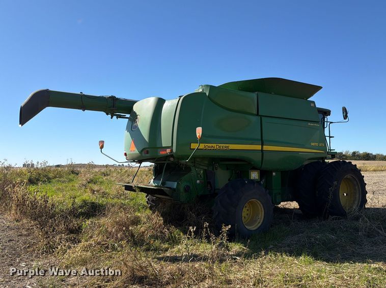 image for item YA5777 2009 John Deere 9870 STS RWA combine