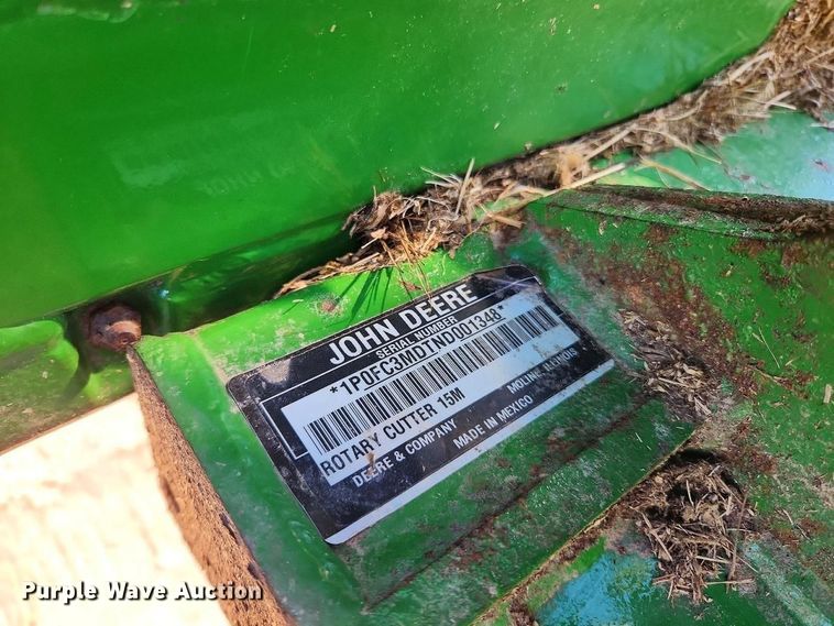 image for item YA5879 2022 John Deere FC15M batwing rotary mower