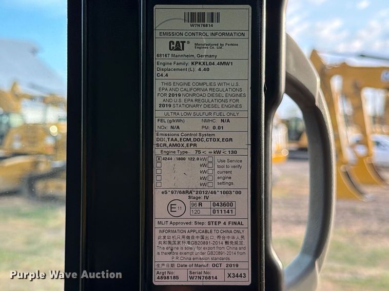 image for item FN3505 2020 Caterpillar 320 excavator