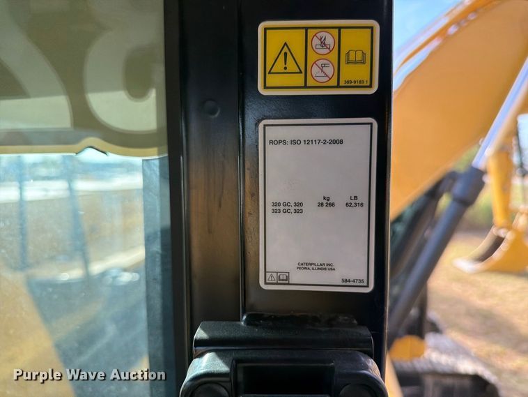 image for item FN3506 2023 Caterpillar 320 excavator