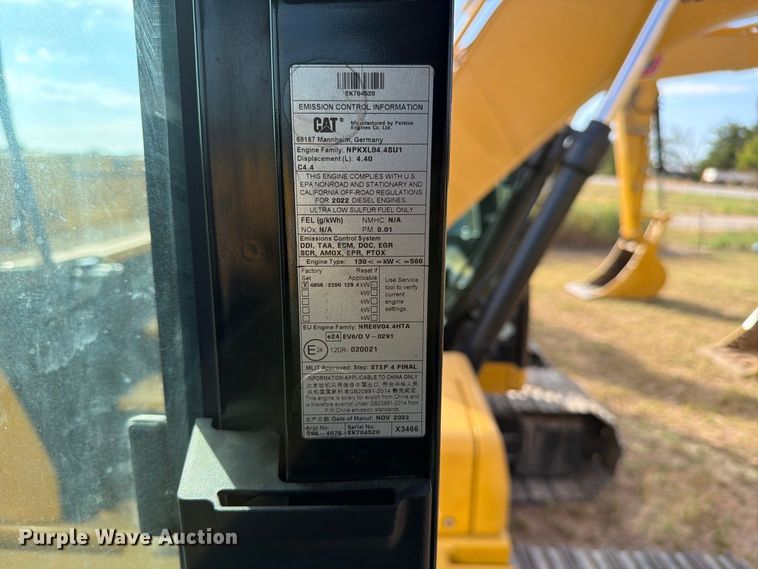 image for item FN3506 2023 Caterpillar 320 excavator