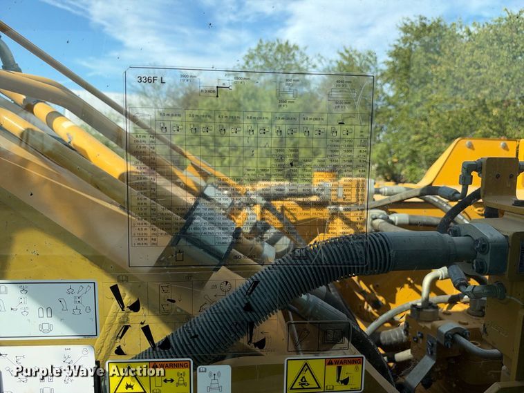 image for item FN3517 2018 Caterpillar 336FL excavator