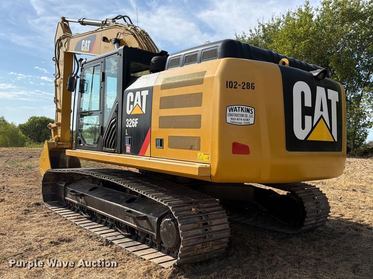 image for item FN3524 2019 Caterpillar 326F L excavator