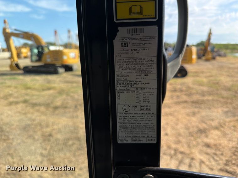 image for item FN3524 2019 Caterpillar 326F L excavator