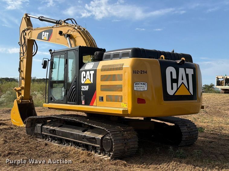 image for item FN3525 2019 Caterpillar 326F L excavator