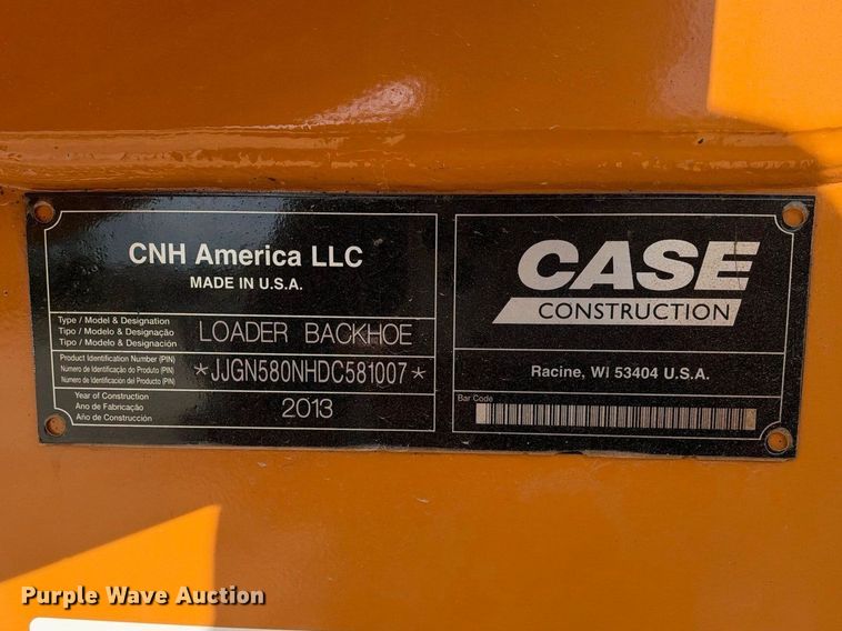 2013 Case 580N
