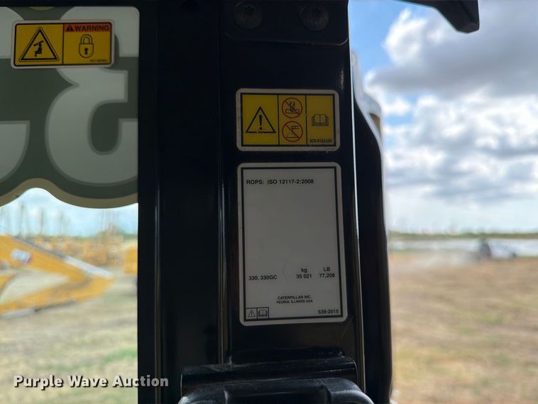 image for item FN3533 2020 Caterpillar 330 GC excavator
