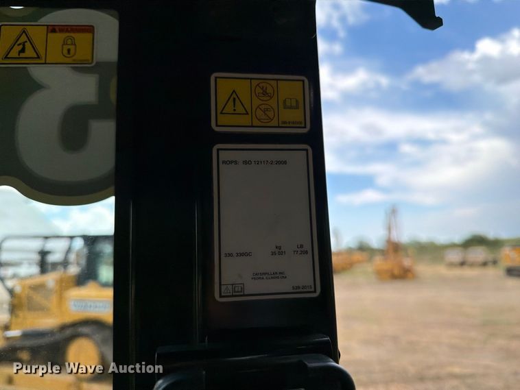 image for item FN3534 2020 Caterpillar 330 GC excavator