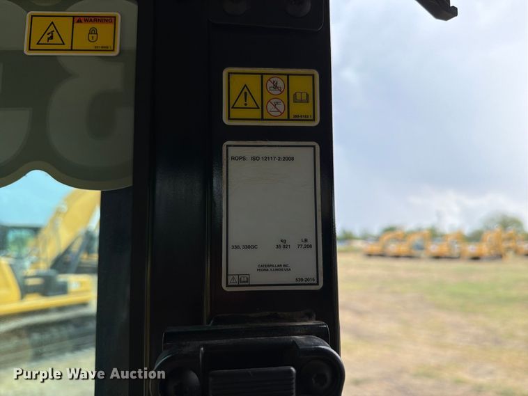 image for item FN3541 2022 Caterpillar 330 TC excavator