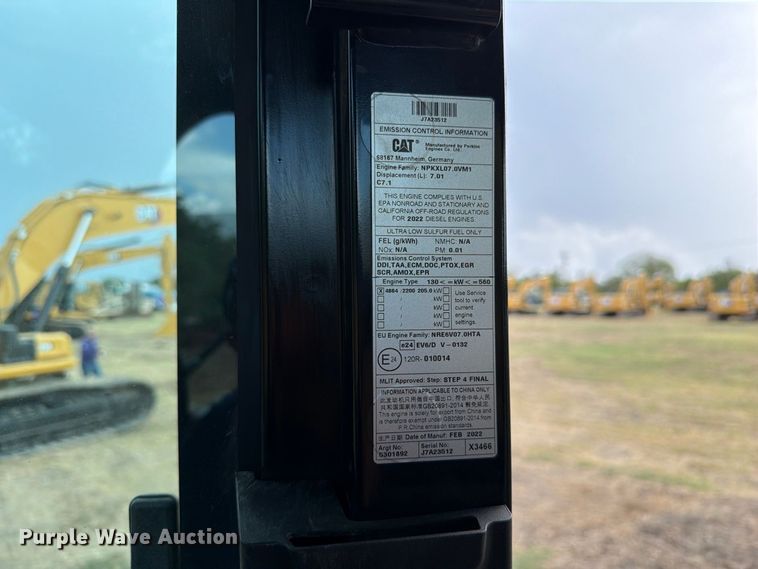 image for item FN3541 2022 Caterpillar 330 TC excavator