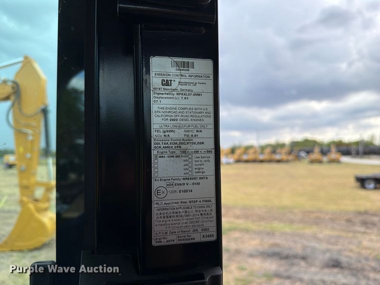 image for item FN3546 2022 Caterpillar 330 TC excavator