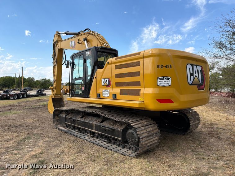 image for item FN3548 2022 Caterpillar 330 excavator
