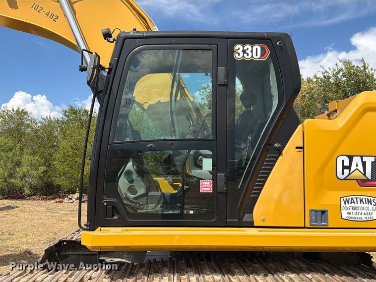 image for item FN3550 2022 Caterpillar 330 TC excavator