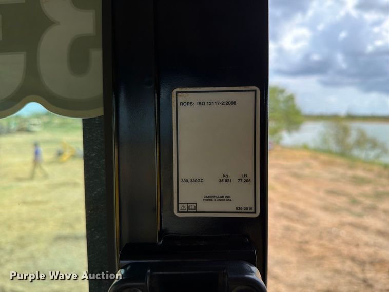 image for item FN3553 2022 Caterpillar 330 TC excavator