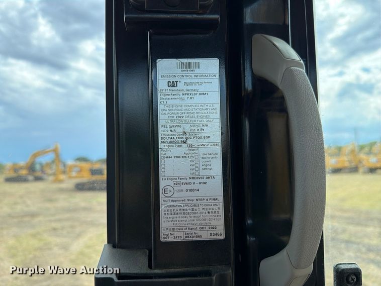image for item FN3560 2023 Caterpillar 336 TC excavator