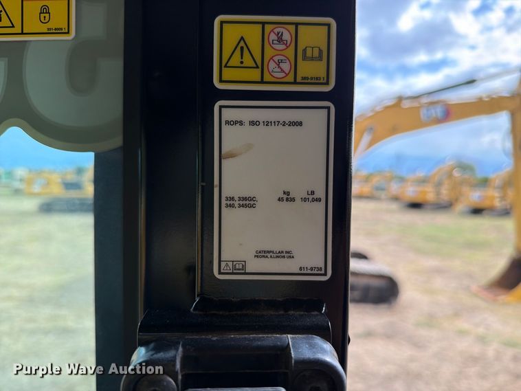 image for item FN3564 2022 Caterpillar 336 TC excavator